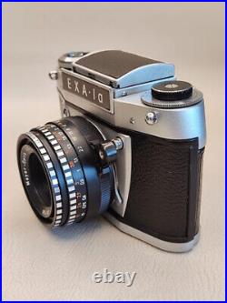 Vintage SLR camera 35 mm EXA-1a Domiplan f2.8/50 with lens Germany