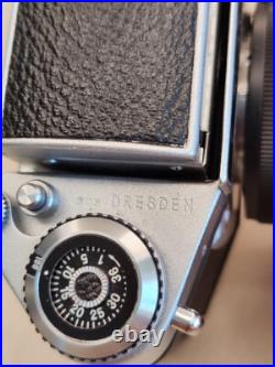 Vintage SLR camera 35 mm EXA-1a Domiplan f2.8/50 with lens Germany Vintage SLR camera 35 mm EXA-1a Domiplan f2.8/50 with lens Germany