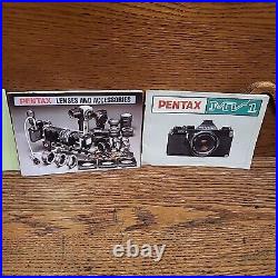 Vintage SMC Pentax MV1 M-12 35mm SLR Film Camera 50mm Lens Asahi Opt. Co. Japan