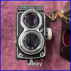 Vintage Sawyer's Mark IV 4x4 TLR Camera Primo Jr w Topcor 6cm F2.8 Twin Lenses
