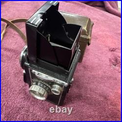 Vintage Sawyer's Mark IV 4x4 TLR Camera Primo Jr w Topcor 6cm F2.8 Twin Lenses