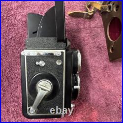 Vintage Sawyer's Mark IV 4x4 TLR Camera Primo Jr w Topcor 6cm F2.8 Twin Lenses