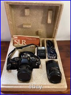 Vintage Sears SLR 35MM KS-2 Camera with Flash, Lens and Strap. 1981
