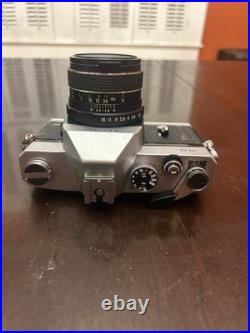 Vintage Sears TLS 1000 MX 35mm SLR Film Camera with 55mm Lens, Case, Flash, Tripod