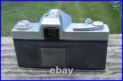 Vintage Sears TLS SLR Camera & Leather Case with Fast Screw Mount 1.4 Auto Lens