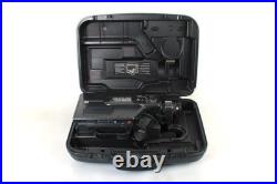 Vintage Solid State CCD VHS Movie Camera with Case Extra battery, Lens, Blank VHS