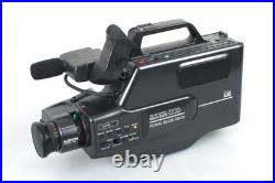 Vintage Solid State CCD VHS Movie Camera with Case Extra battery, Lens, Blank VHS