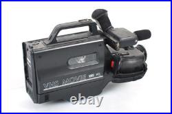 Vintage Solid State CCD VHS Movie Camera with Case Extra battery, Lens, Blank VHS