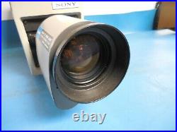 Vintage Sony AVC-4600 Video Camera with Canon V10 x 15MS TV Zoom Lens