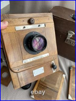 Vintage Soviet Camera FKD 13 x 18 Lens INDUSTAR 51 (4.5/210) Travel camera