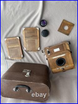 Vintage Soviet Camera FKD 13 x 18 Lens INDUSTAR 51 (4.5/210) Travel camera