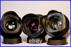 Vintage Soviet Cine Lens Set Helios-44 + Mir-1B + Jupiter-37? / Canon EF Vintage Soviet Cine Lens Set Helios-44 + Mir-1B + Jupiter-37? / Canon EF
