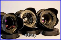 Vintage Soviet Cine Lens Set Helios-44 + Mir-1B + Jupiter-37? / Canon EF Vintage Soviet Cine Lens Set Helios-44 + Mir-1B + Jupiter-37? / Canon EF