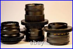 Vintage Soviet Cine Lens Set Helios-44 + Mir-1B + Jupiter-37? / Canon EF Vintage Soviet Cine Lens Set Helios-44 + Mir-1B + Jupiter-37? / Canon EF