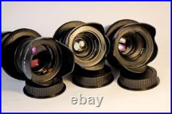 Vintage Soviet Cine Lens Set Helios-44 + Mir-1B + Jupiter-37? / Canon EF