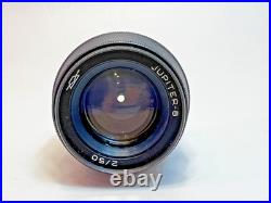 Vintage Soviet KMZ Jupiter 8 Camera Lens 50mm f/2 M39 #7443112 Vintage Soviet KMZ Jupiter 8 Camera Lens 50mm f/2 M39 #7443112