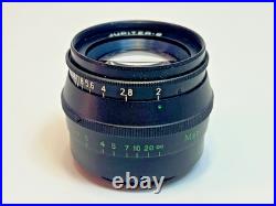Vintage Soviet KMZ Jupiter 8 Camera Lens 50mm f/2 M39 #7443112