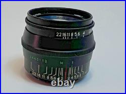 Vintage Soviet KMZ Jupiter 8 Camera Lens 50mm f/2 M39 #7443112