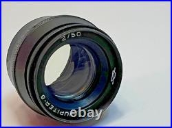 Vintage Soviet KMZ Jupiter 8 Camera Lens 50mm f/2 M39 #7443112 Vintage Soviet KMZ Jupiter 8 Camera Lens 50mm f/2 M39 #7443112