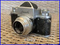 Vintage Soviet SLR Camera ZENIT First Model 1954 Industar-22 3.5/50 Lens
