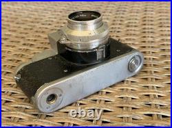Vintage Soviet SLR Camera ZENIT First Model 1954 Industar-22 3.5/50 Lens