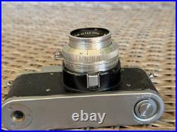 Vintage Soviet SLR Camera ZENIT First Model 1954 Industar-22 3.5/50 Lens