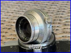 Vintage Soviet SLR Camera ZENIT First Model 1954 Industar-22 3.5/50 Lens