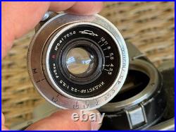 Vintage Soviet SLR Camera ZENIT First Model 1954 Industar-22 3.5/50 Lens