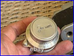 Vintage Soviet SLR Camera ZENIT First Model 1954 Industar-22 3.5/50 Lens
