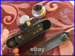 Vintage Soviet SLR Camera ZENIT First Model 1954 Industar-22 3.5/50 Lens