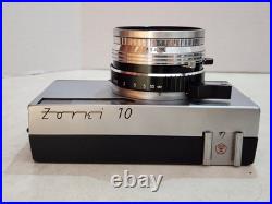 Vintage Soviet Ussr Zorki 10 Camera + Industar 63 Lens Rare