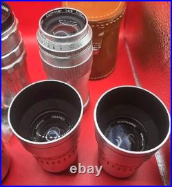 Vintage Steinheil Muchen Lot x7 Lens Argus 100mm F3.5 & Culminar 14.5 Travenar Vintage Steinheil Muchen Lot x7 Lens Argus 100mm F3.5 & Culminar 14.5 Travenar