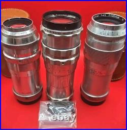 Vintage Steinheil Muchen Lot x7 Lens Argus 100mm F3.5 & Culminar 14.5 Travenar Vintage Steinheil Muchen Lot x7 Lens Argus 100mm F3.5 & Culminar 14.5 Travenar