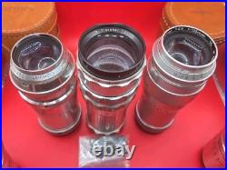 Vintage Steinheil Muchen Lot x7 Lens Argus 100mm F3.5 & Culminar 14.5 Travenar