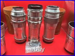 Vintage Steinheil Muchen Lot x7 Lens Argus 100mm F3.5 & Culminar 14.5 Travenar