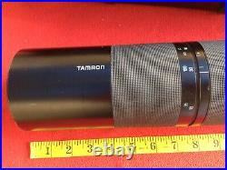Vintage TAMRON 16,9 200-500mm TELE ZOOM Camera LENS Made in Japan with FREE case