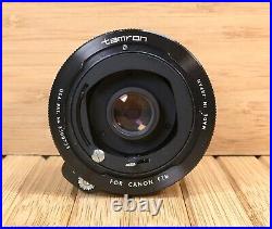 Vintage Tamron BBAR Multi C 28mm F2.8 Canon FD mount Camera Lens, Made in Japan