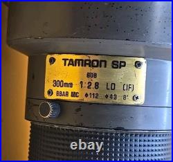 Vintage Tamron SP 300mm f/2.8 60B Lens with Hard Case