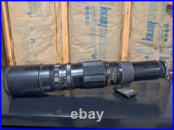Vintage Tele-Lentar Camera Lens 18 f=600mm Lens No H36772 UNTESTED