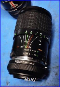 Vintage Telephoto Lenses Lot of Five for Micro Four Thirds Photography Vintage Telephoto Lenses Lot of Five for Micro Four Thirds Photography