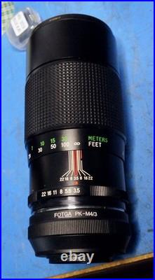 Vintage Telephoto Lenses Lot of Five for Micro Four Thirds Photography