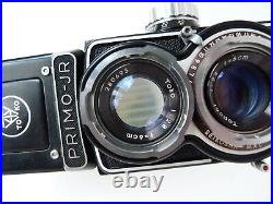 Vintage Tokyo Kogaku Primo Jr 4x4 Twin Lens Reflex Camera Very Good Condition