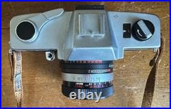 Vintage Topcon Uni 35mm SLR Film Camera withUV Topcor 12 f=53mm Lens & Case Japan