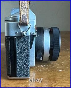 Vintage Topcon Uni 35mm SLR Film Camera withUV Topcor 12 f=53mm Lens & Case Japan