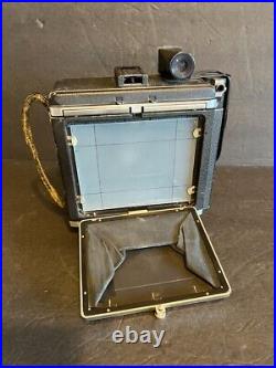 Vintage Tower Press Folding Film Camera EXC 105mm Kodak Lens F4.7 Rangefinder