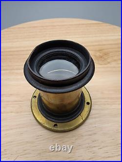 Vintage U. Nehring No. 5 Rapid Rectilinear Brass Barrel Camera Lens Collectible