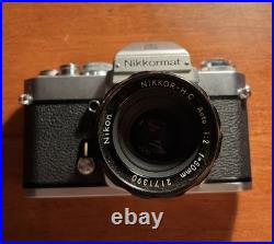 Vintage Unique Nikon / Nikkormat Rare Camera With Lens? Made In Japan
