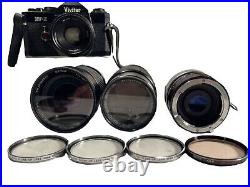 Vintage Vivitar 35mm Camera 10 Lenses Camera Lens Bundle Lot