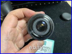 Vintage Vivitar 400/SL SLR Film Camera with 200mm 50mm Lenses Accessories DS30