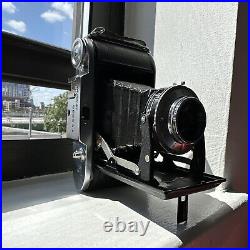 Vintage Voigtlander Bessa I Folding Camera Vaskar Lens 4.5 105 Pronto TESTED